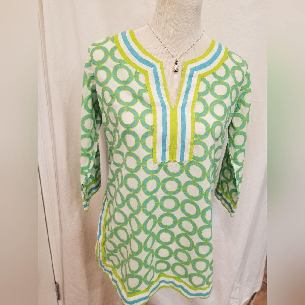 Gretchen Scott cotton tunic size small